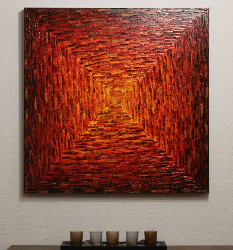 Original Abstract Expressionism Abstract Painting by Jonathan Pradillon