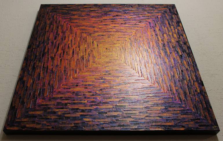 Original Abstract Expressionism Abstract Painting by Jonathan Pradillon