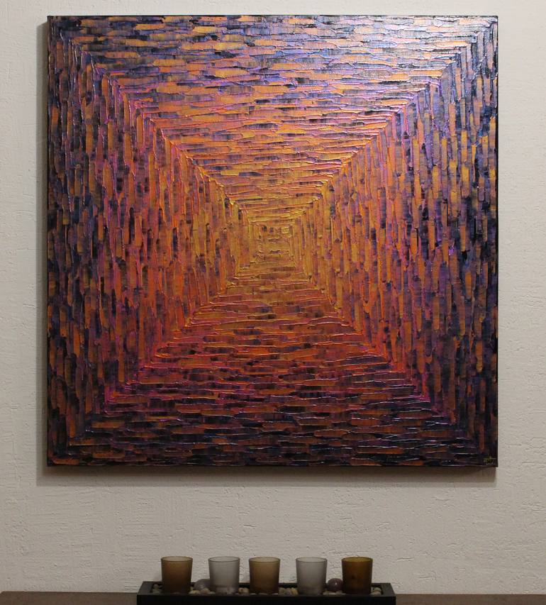 Original Abstract Expressionism Abstract Painting by Jonathan Pradillon