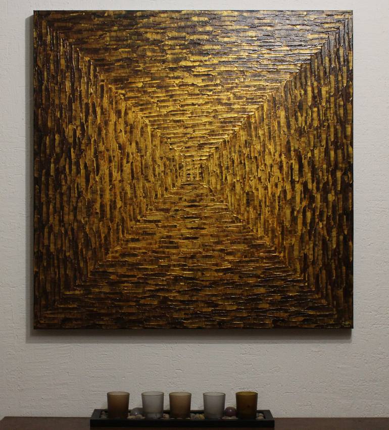 Original Abstract Expressionism Abstract Painting by Jonathan Pradillon
