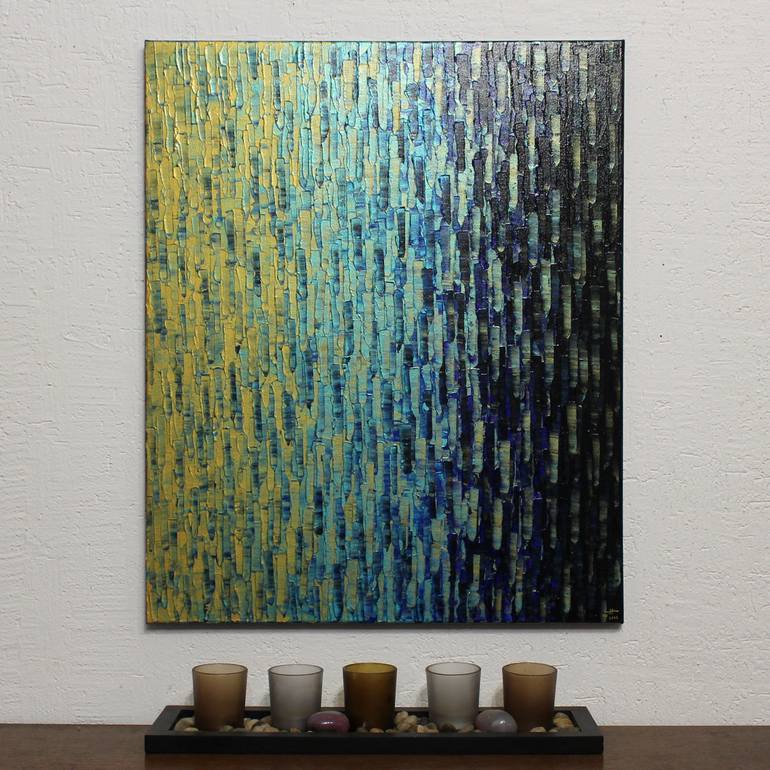 Original Abstract Expressionism Abstract Painting by Jonathan Pradillon