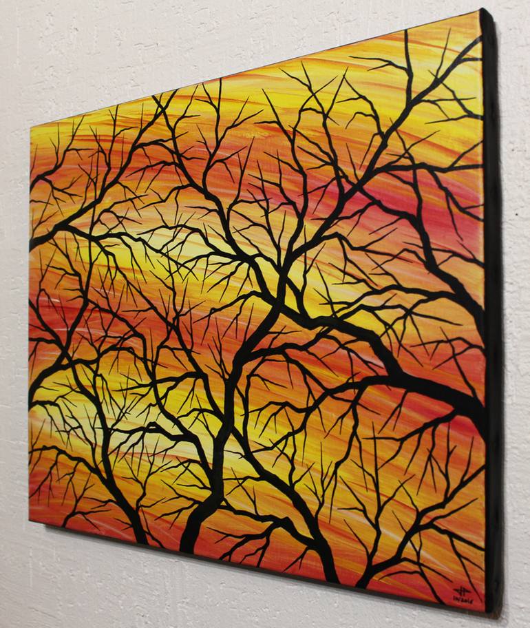 Original Tree Painting by Jonathan Pradillon