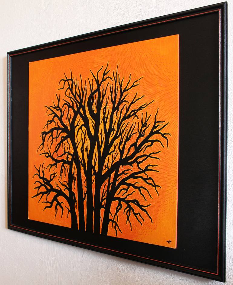 Original Figurative Tree Painting by Jonathan Pradillon