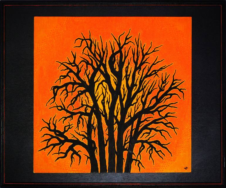 Original Abstract Landscape Painting by Jonathan Pradillon