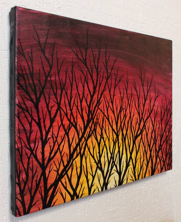 Original Tree Painting by Jonathan Pradillon