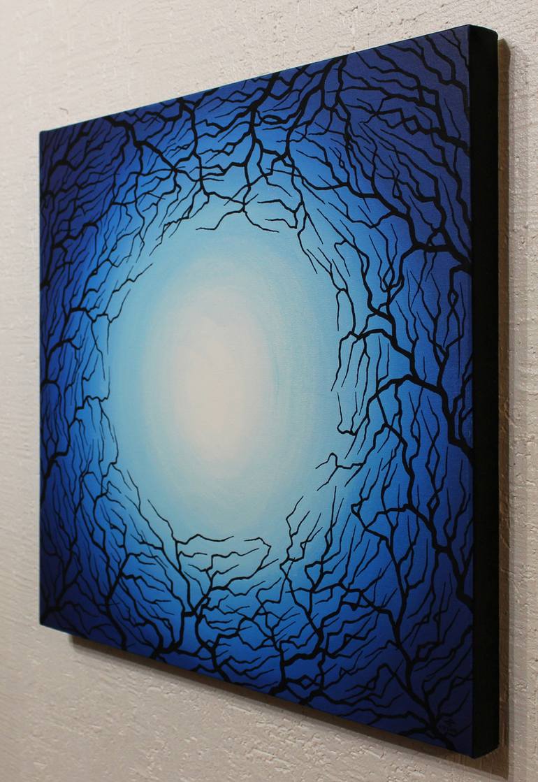 Original Abstract Tree Painting by Jonathan Pradillon