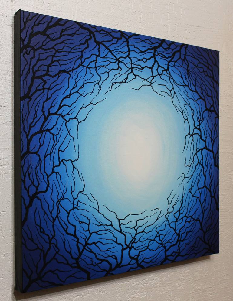 Original Abstract Tree Painting by Jonathan Pradillon