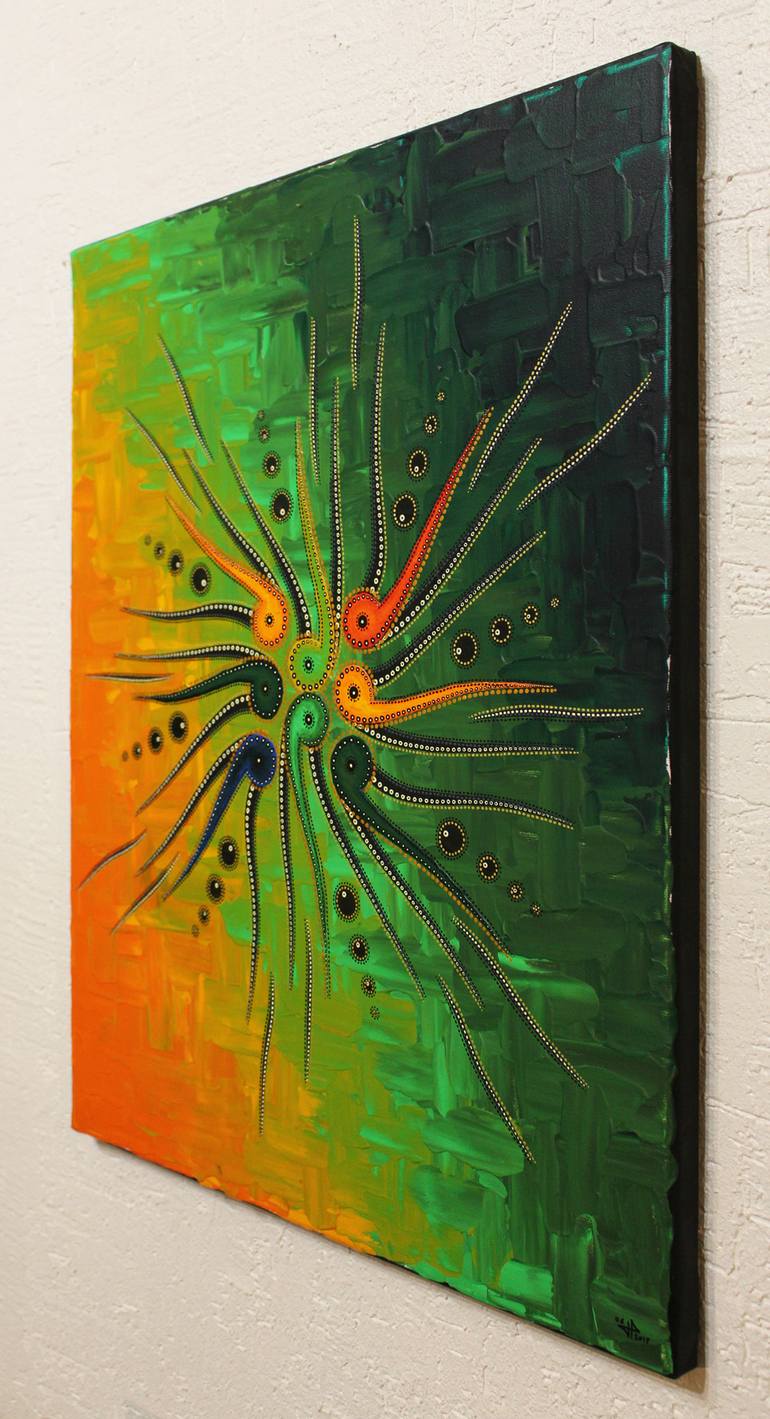 Original Modern Abstract Painting by Jonathan Pradillon