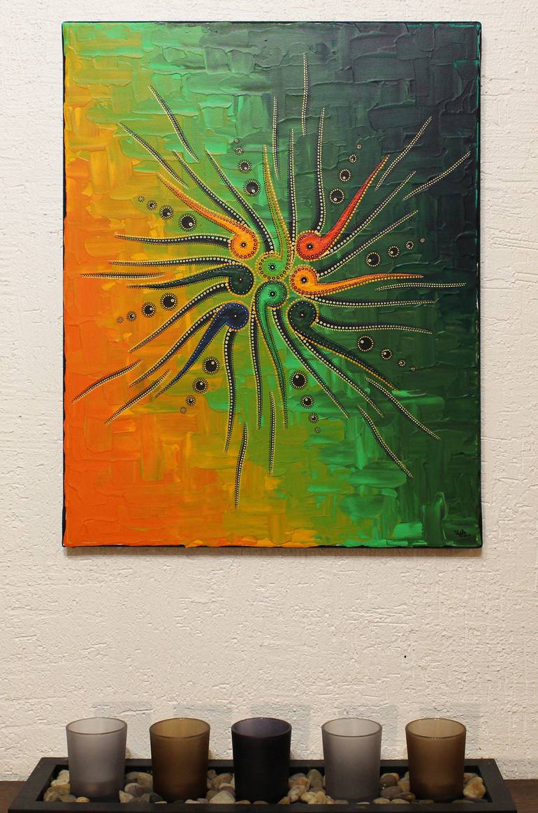 Original Modern Abstract Painting by Jonathan Pradillon