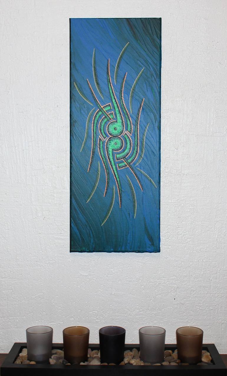 Original Fine Art Abstract Painting by Jonathan Pradillon