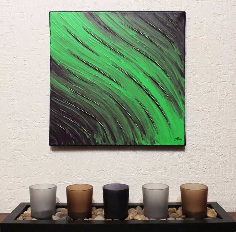 Original Abstract Painting by Jonathan Pradillon