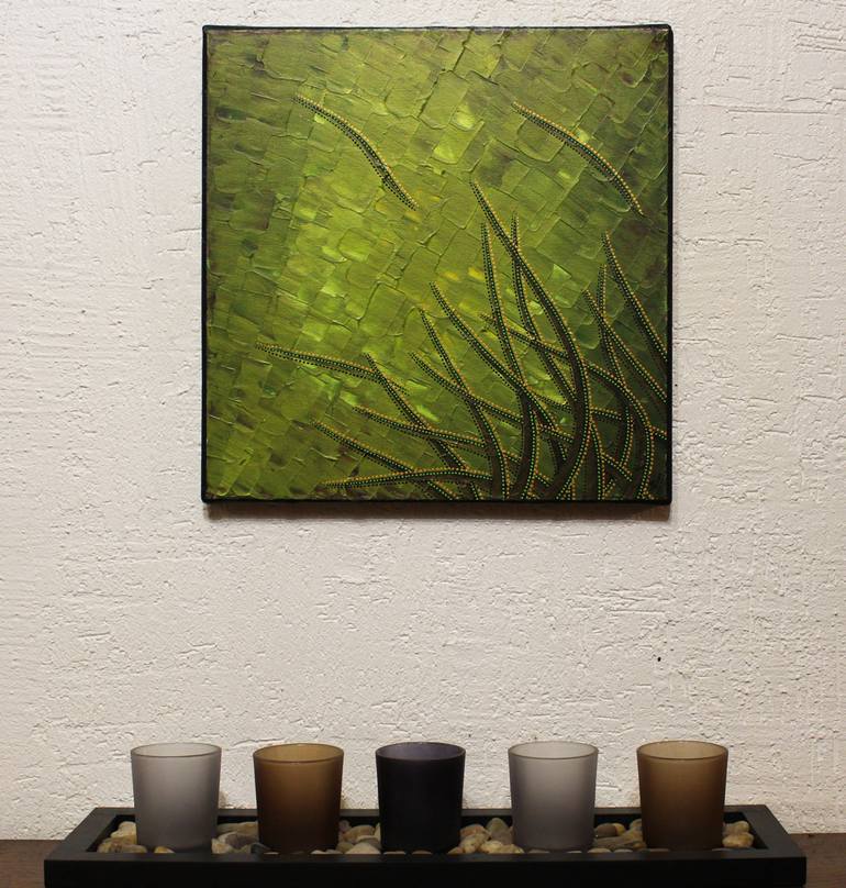 Original Abstract Nature Painting by Jonathan Pradillon