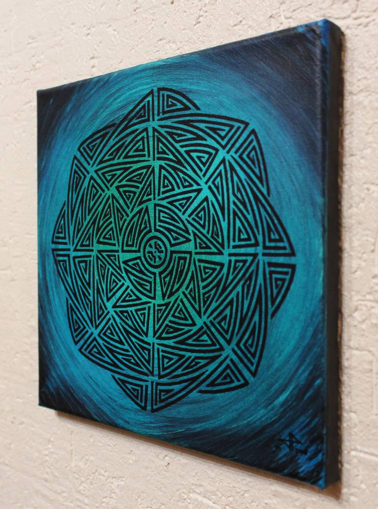 Original Abstract Painting by Jonathan Pradillon