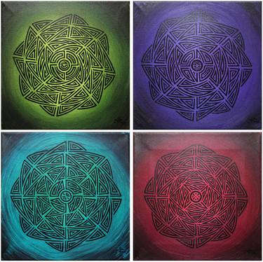 Original Geometric Paintings by Jonathan Pradillon