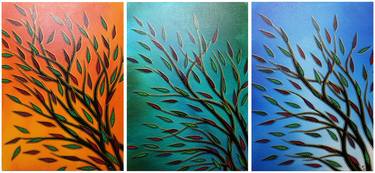 Original Abstract Nature Paintings by Jonathan Pradillon