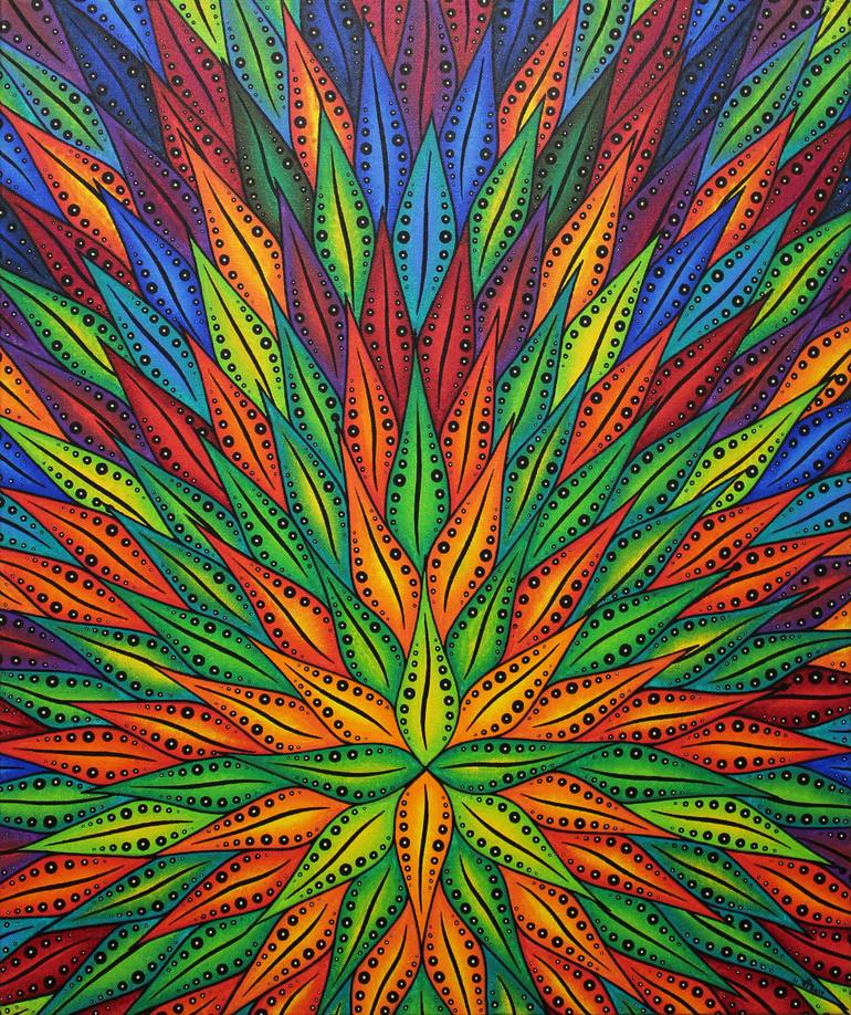 Original Abstract Expressionism Abstract Painting by Jonathan Pradillon