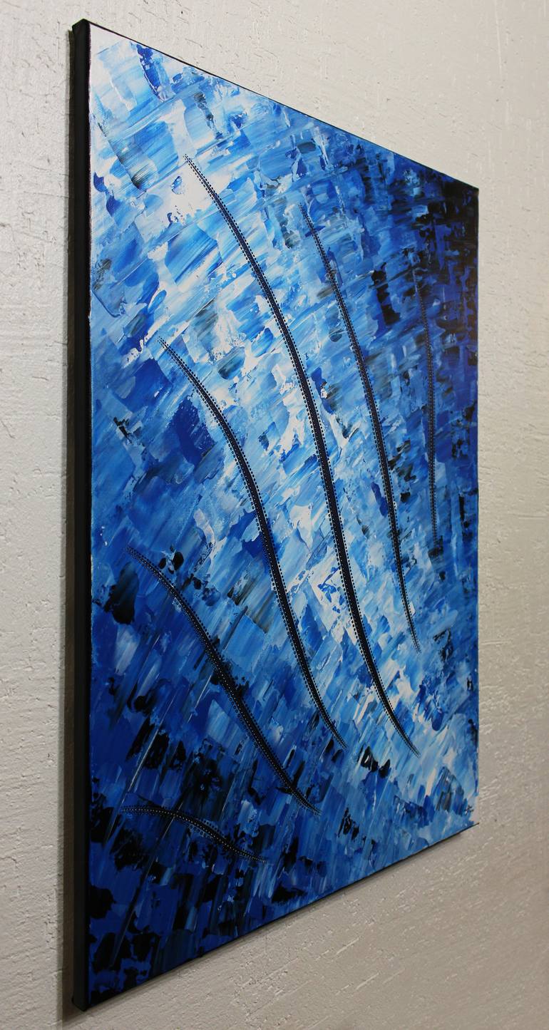 Original Abstract Expressionism Abstract Painting by Jonathan Pradillon