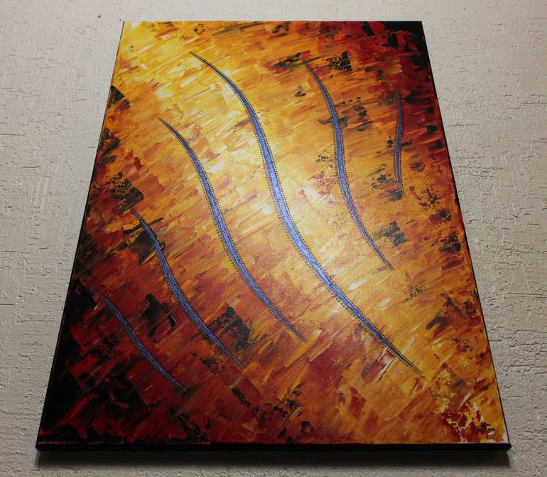 Original Abstract Expressionism Abstract Painting by Jonathan Pradillon