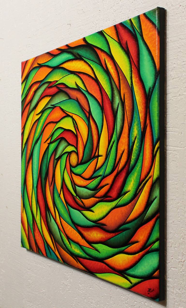 Original Abstract Expressionism Abstract Painting by Jonathan Pradillon
