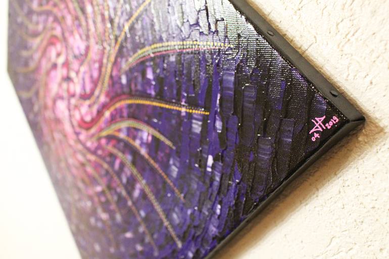 Original Abstract Geometric Painting by Jonathan Pradillon