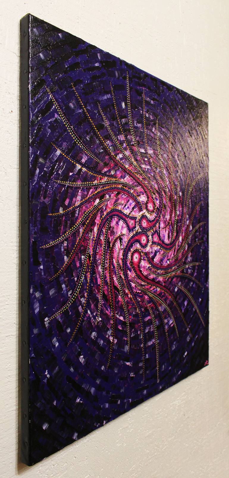 Original Abstract Geometric Painting by Jonathan Pradillon
