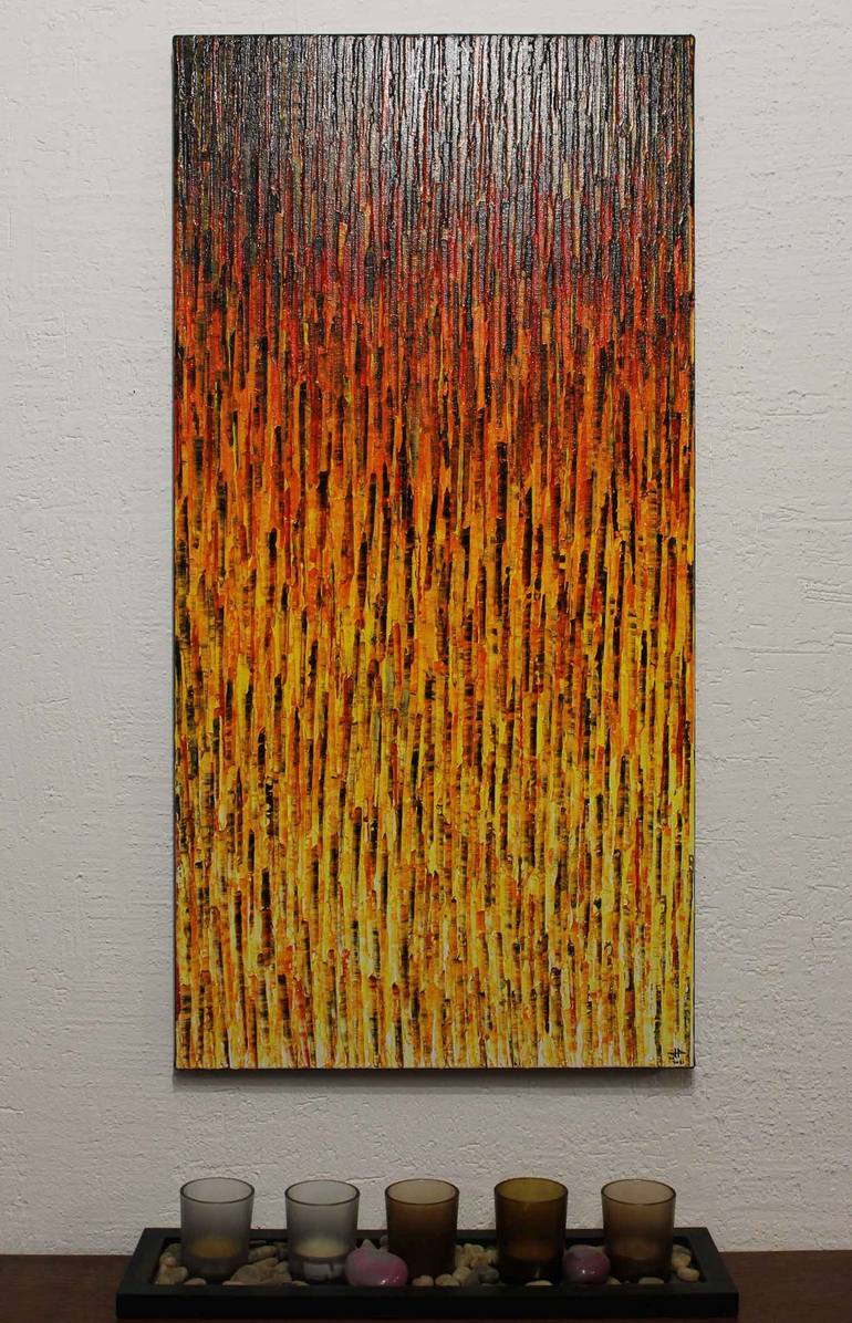 Original Abstract Expressionism Abstract Painting by Jonathan Pradillon