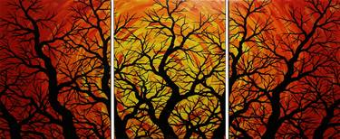 Original Tree Paintings by Jonathan Pradillon