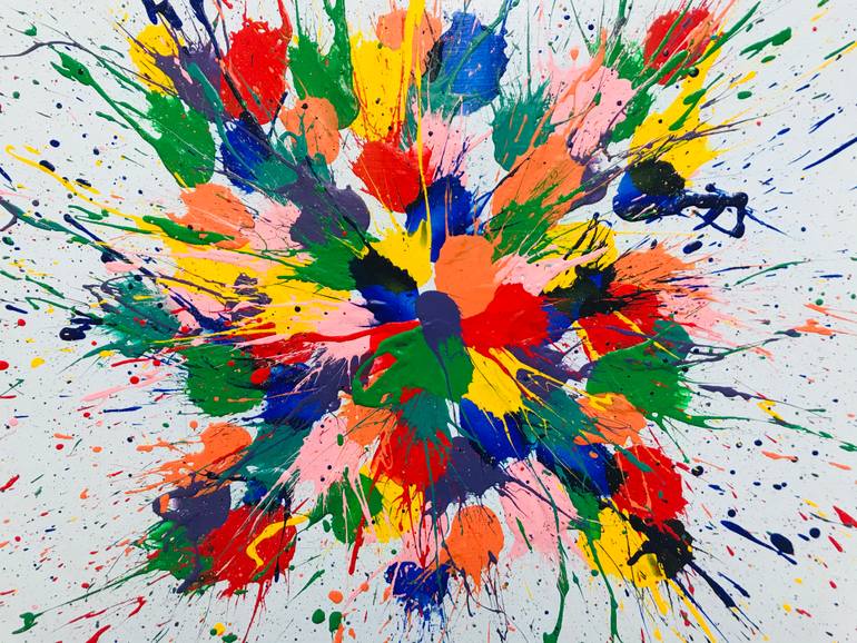 Original Abstract Expressionism Abstract Painting by Colin Mcnaught