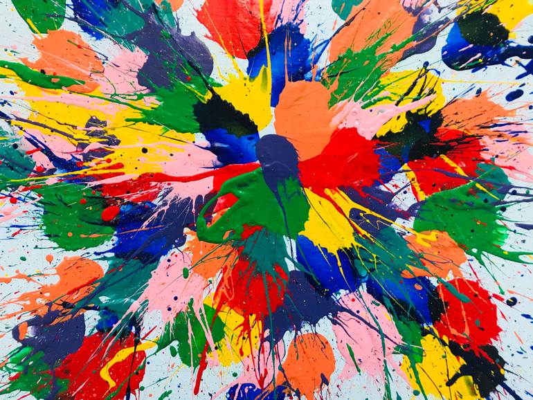 Original Abstract Expressionism Abstract Painting by Colin Mcnaught
