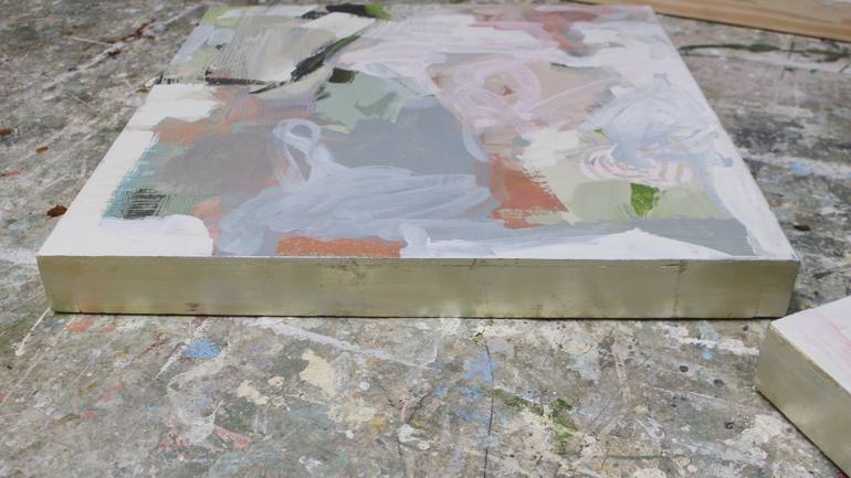 Original Abstract Expressionism Abstract Painting by Suzanne Seymour