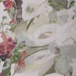 24-24 soft abstract with silver /gold leaf edges by Suzanne Seymour