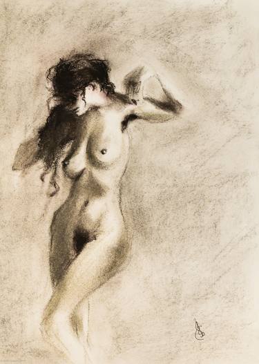 Print of Nude Drawings by Galib Hassan