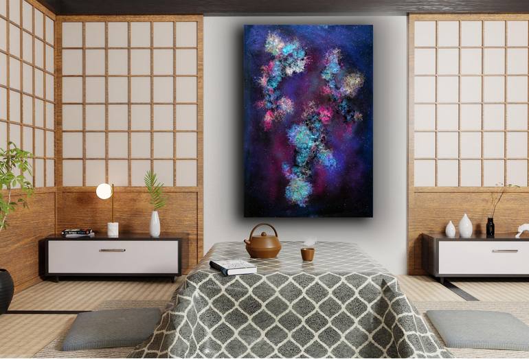 Original Fine Art Abstract Painting by Jesse Milano