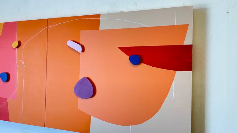 Original Minimalism Abstract Painting by Alain Castoriano