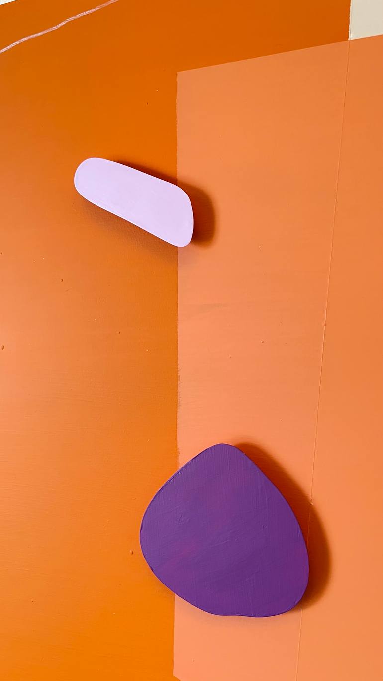 Original Minimalism Abstract Painting by Alain Castoriano