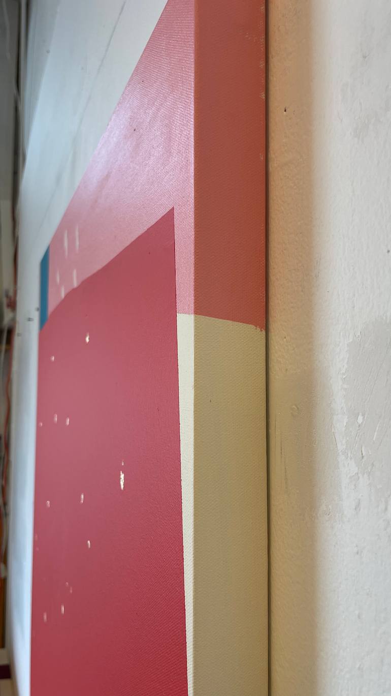 Original Minimalism Abstract Painting by Alain Castoriano