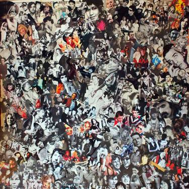 Original Pop Art Pop Culture/Celebrity Collage by Samantha Francis