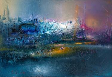 Original Abstract Landscape Paintings by Serhiy Savchenko