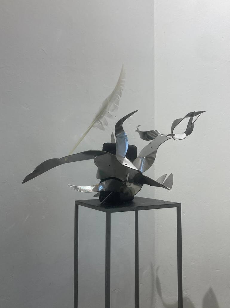Original Abstract Expressionism Animal Sculpture by Serhiy Savchenko