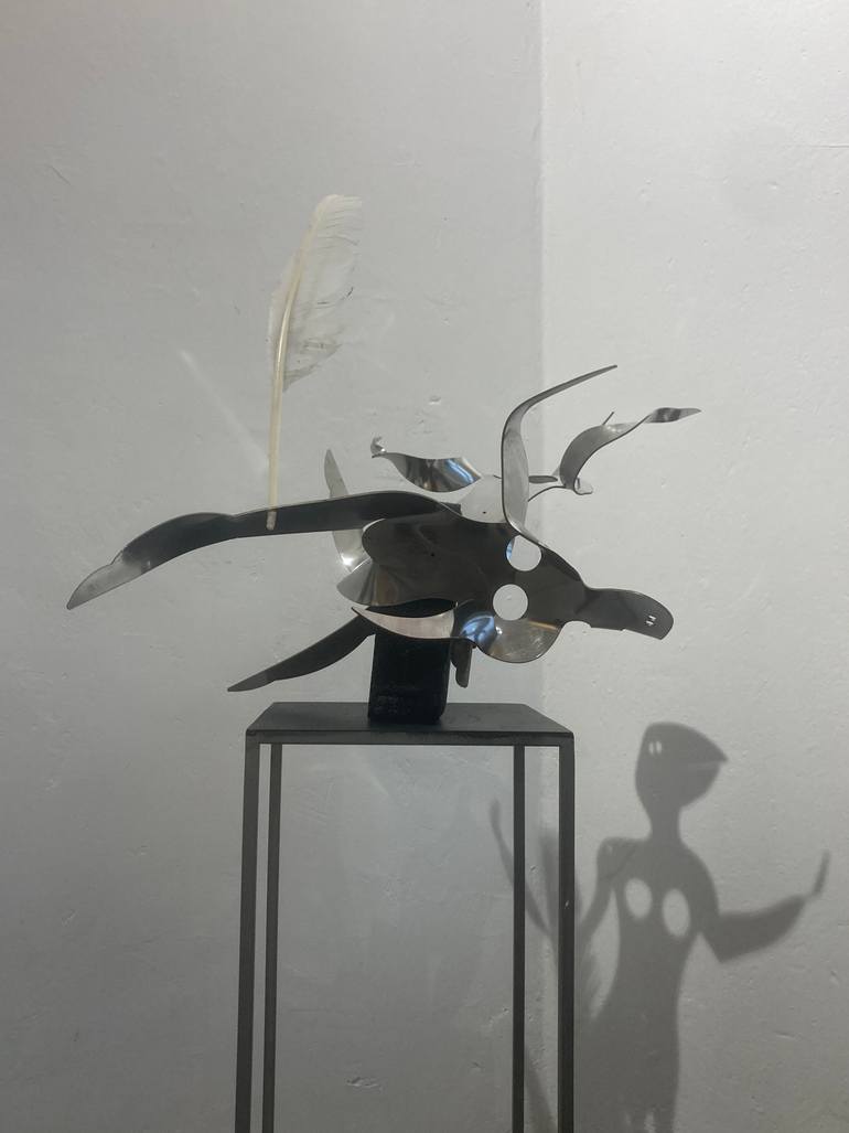 Original Abstract Expressionism Animal Sculpture by Serhiy Savchenko