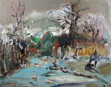 Print of Abstract Landscape Paintings by Serhiy Savchenko
