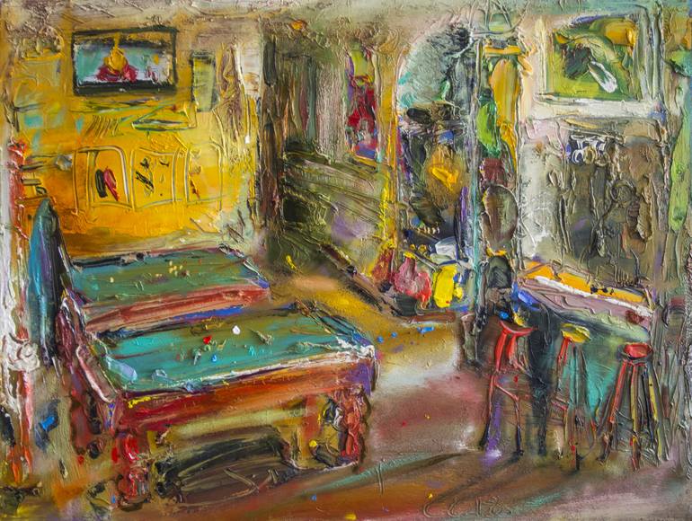 Print of Abstract Places Paintings by Serhiy Savchenko