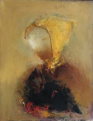 Original Abstract Expressionism Portrait Paintings by Serhiy Savchenko