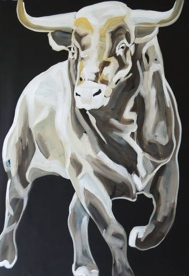 Original Animal Painting by NATHALIE LETULLE