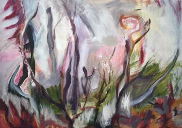 Print of Abstract Landscape Paintings by Miina Barrera Pinochet