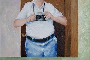 Saatchi Art Artist Lisa Graziotto; Paintings, “"camera reflection"” #art