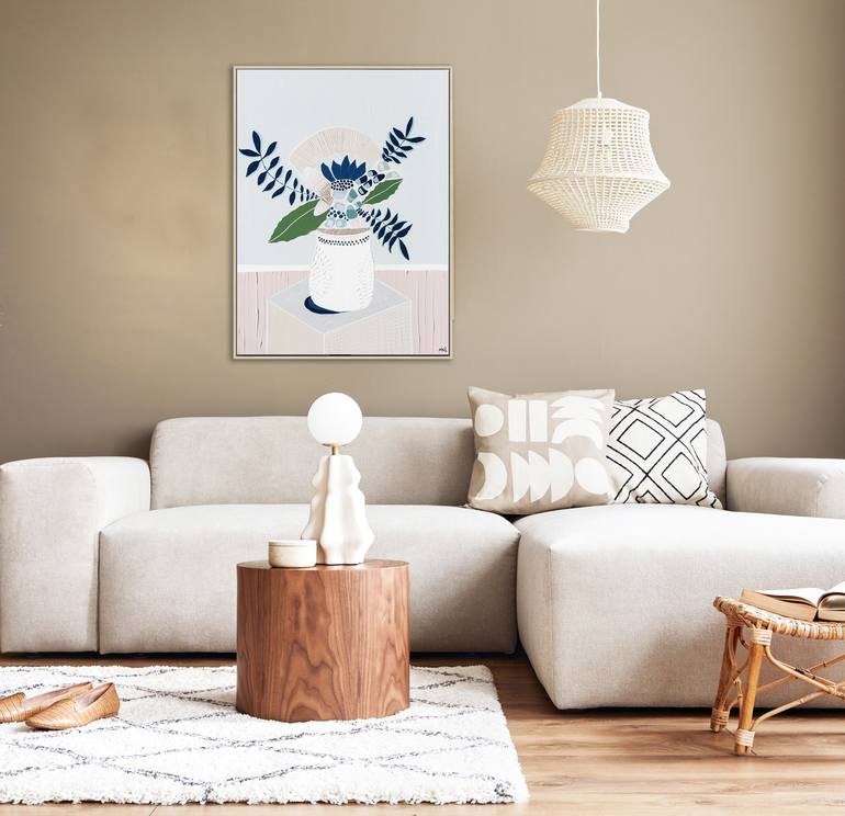 Original Abstract Botanic Painting by Ani Ipradjian