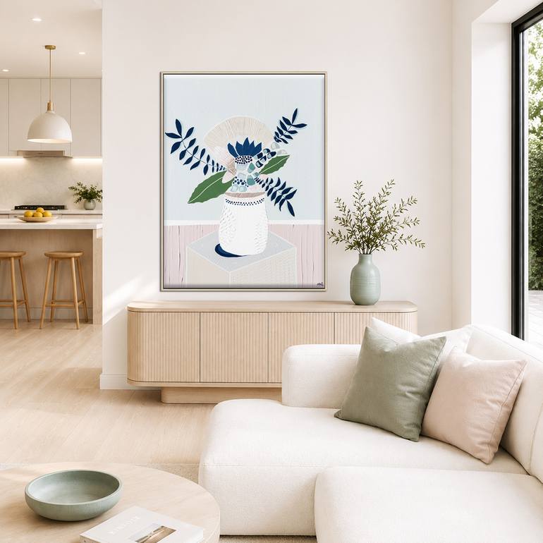 Original Abstract Botanic Painting by Ani Ipradjian