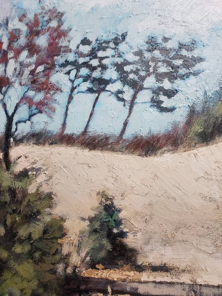 Original Impressionism Landscape Painting by Eugis Eidukaitis