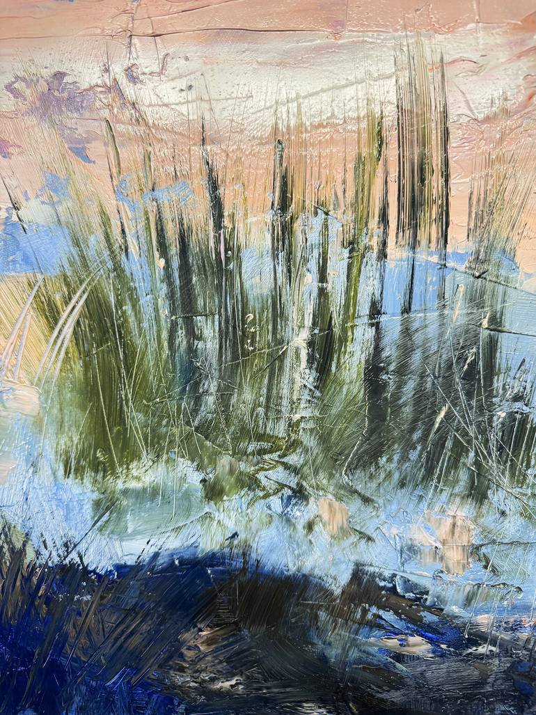 Original Impressionism People Painting by Eugis Eidukaitis